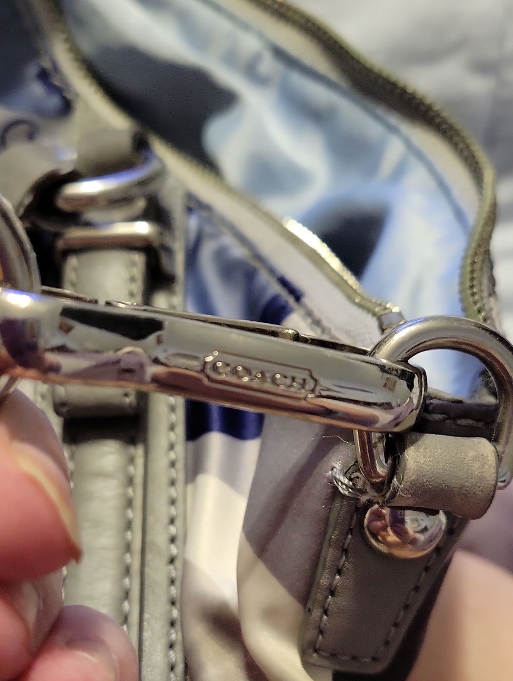 COACH EUC! Signature Madison Sophia Clover Satchel and matching Ziparound Wallet - Picture 11 of 16